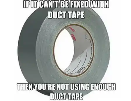 Duct Tape Reparatur